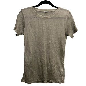 Elizabeth Roberts Metallic Mesh Tee Shirt